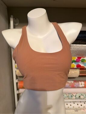 JoyLab Scoop Neck Sports Bra - Rusty Rose